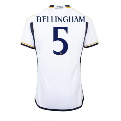 Real Madrid Jude Bellingham #5 Hemmatröja 2023-24 Kortärmad Real Madrid Jude Bellingham #5 Hemmatröja 2023-24 Kortärmad